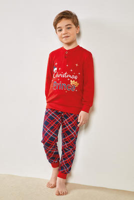 BOY'S CHRISTMAS PAJAMAS M/L EP4088 Tellini S.r.l. Wholesale Clothing